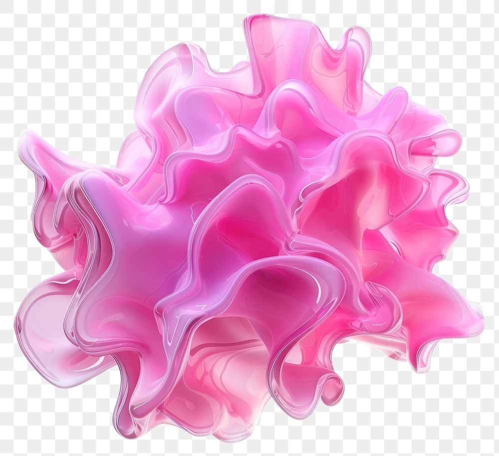 PNG Abstract pink fluid art