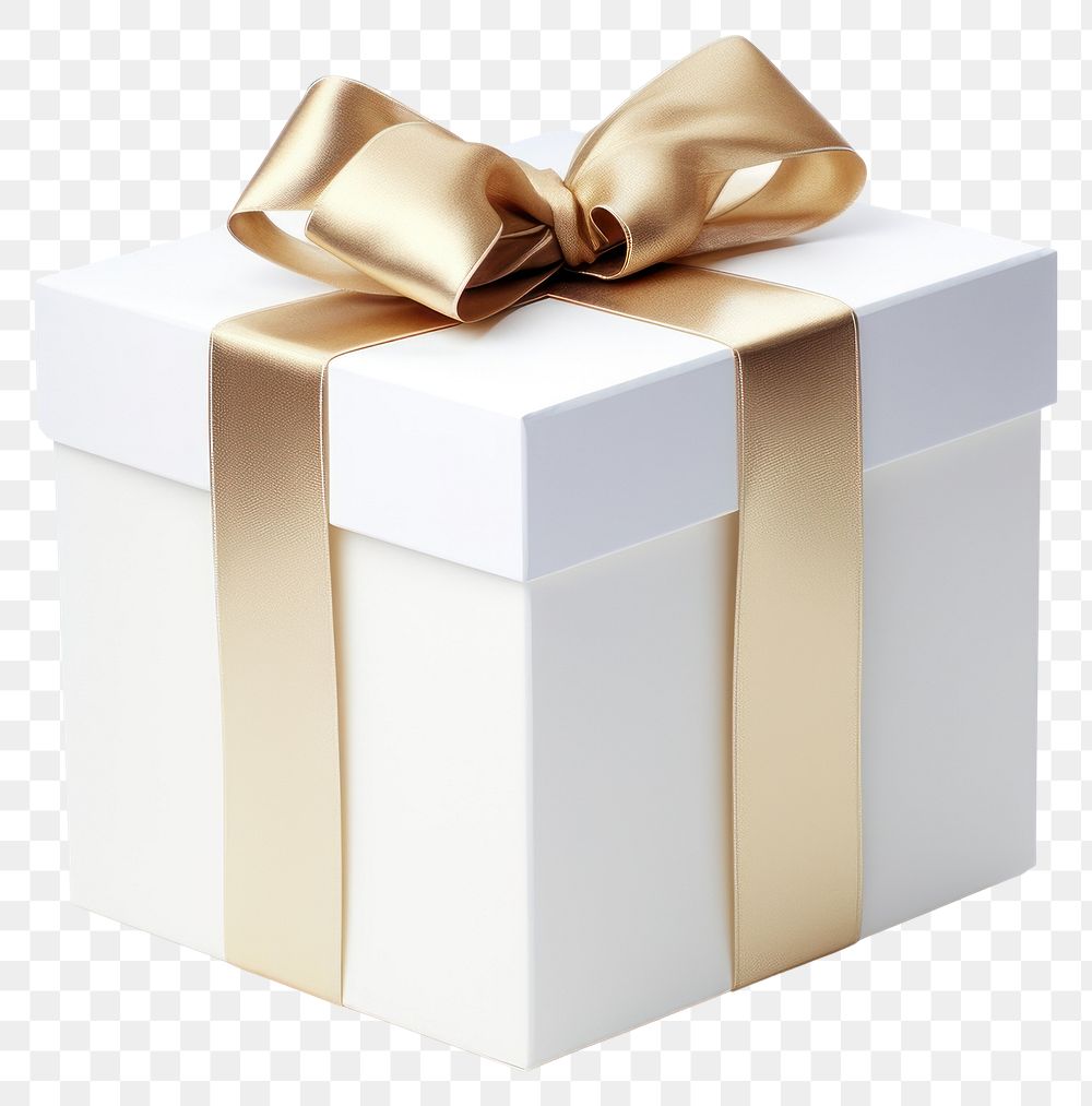 PNG  Elegant white gift box