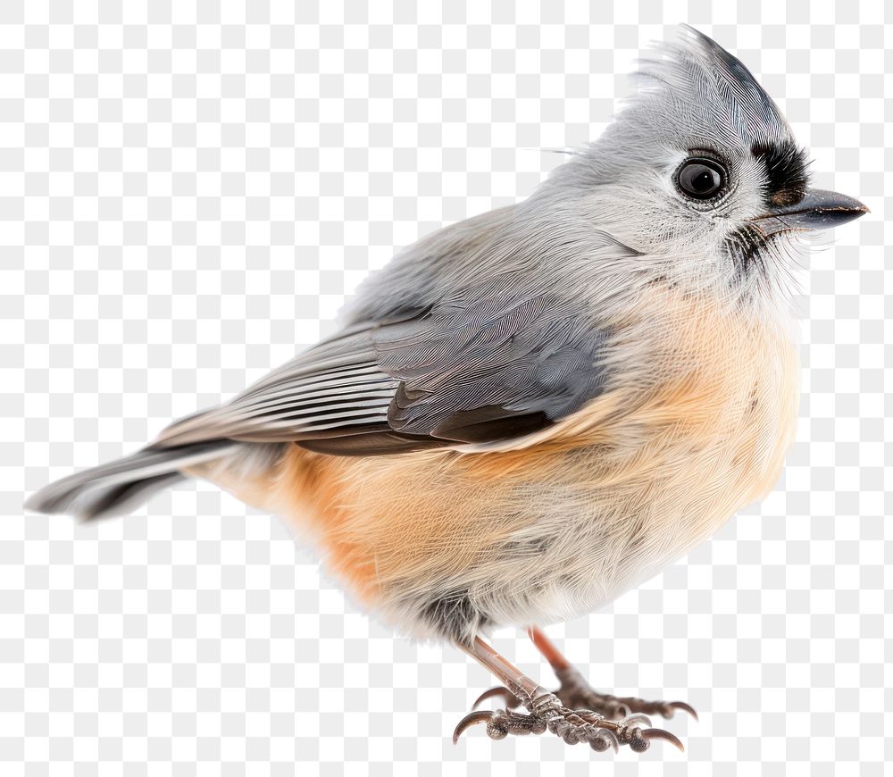 PNG Colorful bird with fluffy feathers