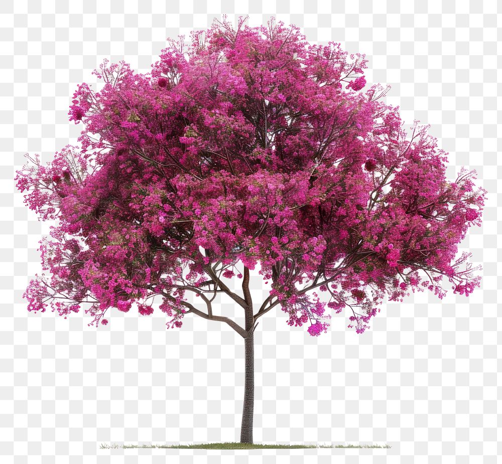 PNG  Vibrant pink blooming tree