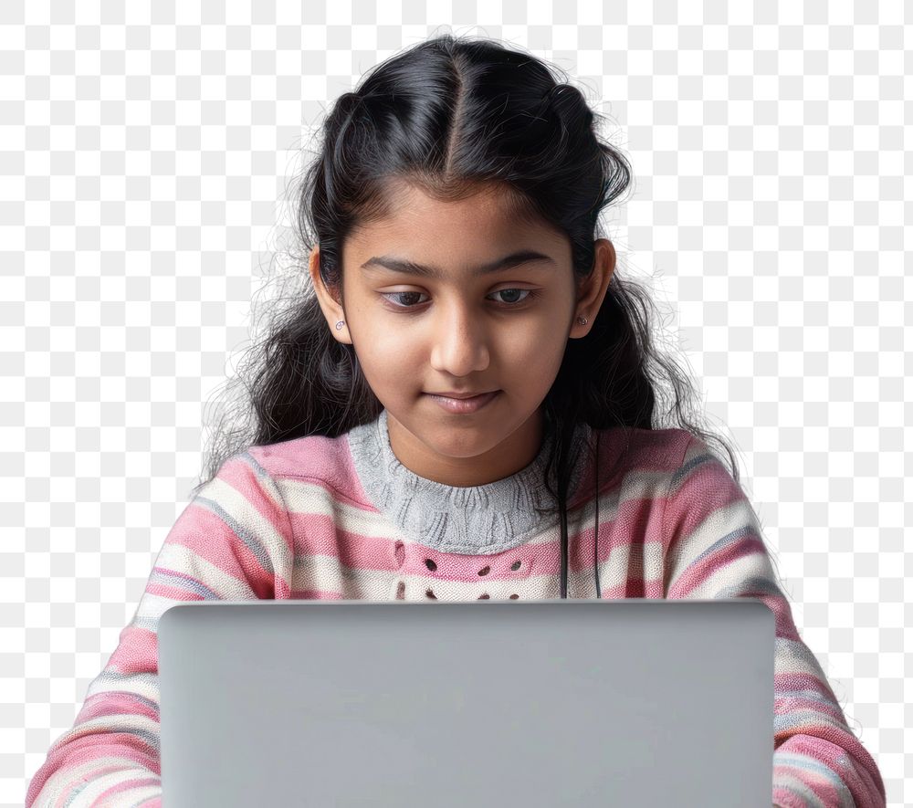 Png indian girl student studying premium png rawpixel