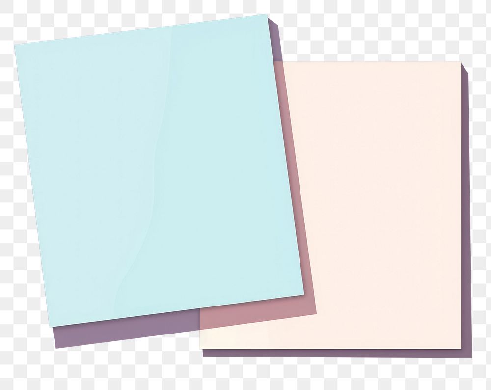 PNG Minimalist pastel paper sheets