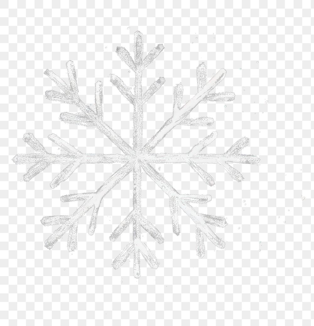 PNG Simple snowflake icon outdoors nature symbol.