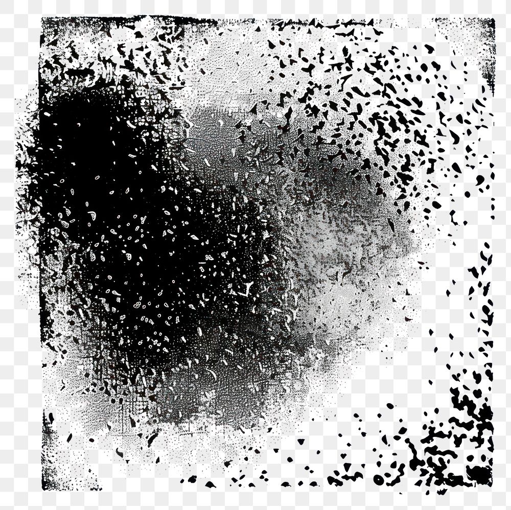 PNG  Abstract monochrome textured art