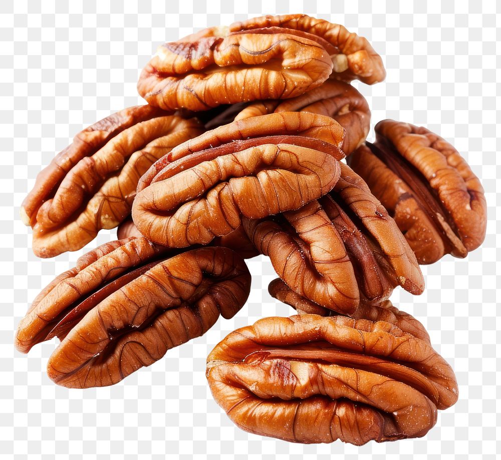 PNG Fresh organic pecan nuts pile