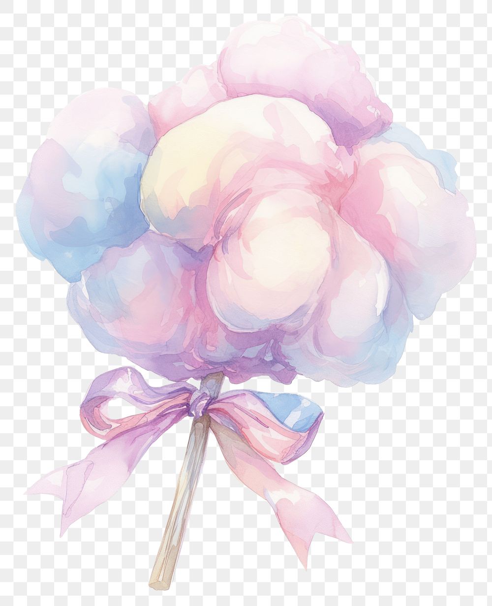 PNG Pastel cotton candy illustration