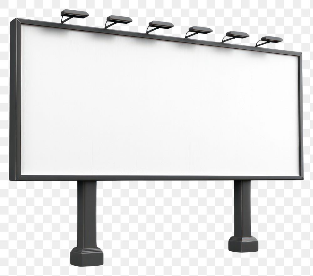 PNG Blank outdoor advertising billboard