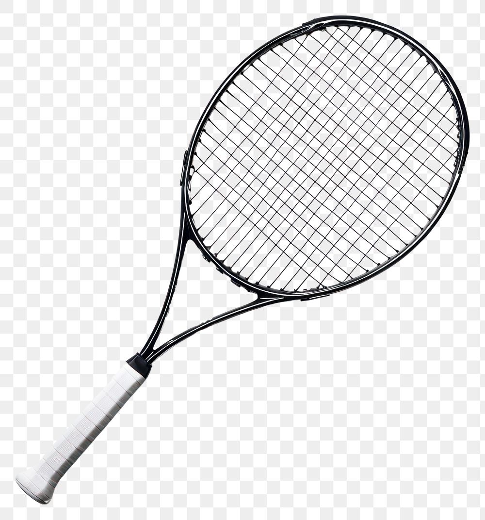 PNG Modern tennis racket with strings