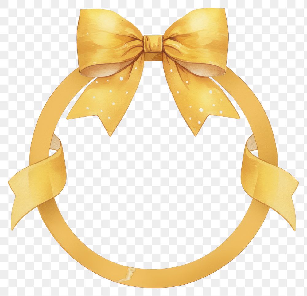 PNG Elegant golden ribbon frame | Free PNG - rawpixel