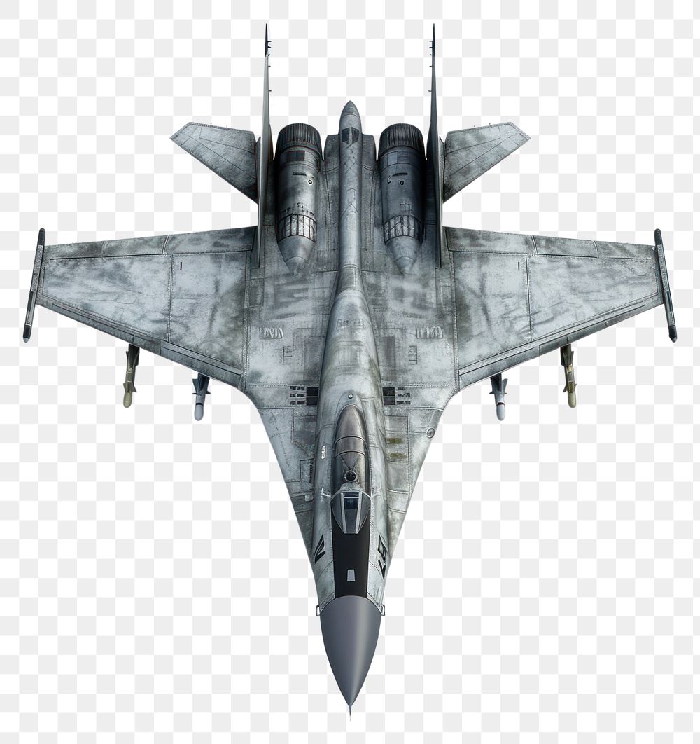 PNG  Military jet fighter aircraft top