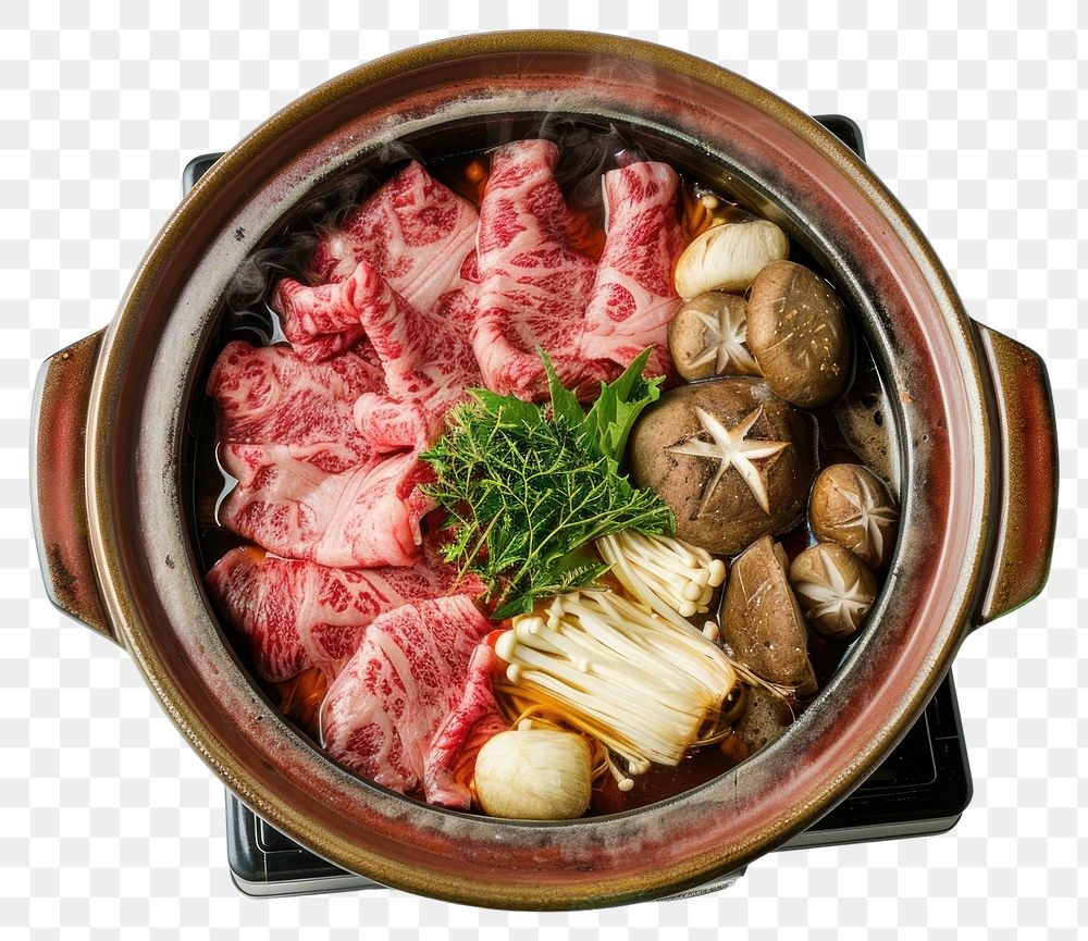 PNG Traditional Japanese hot pot dish