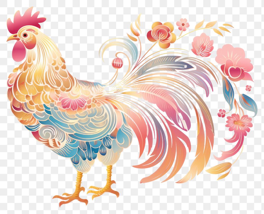 Chinese chicken poultry animal bird.