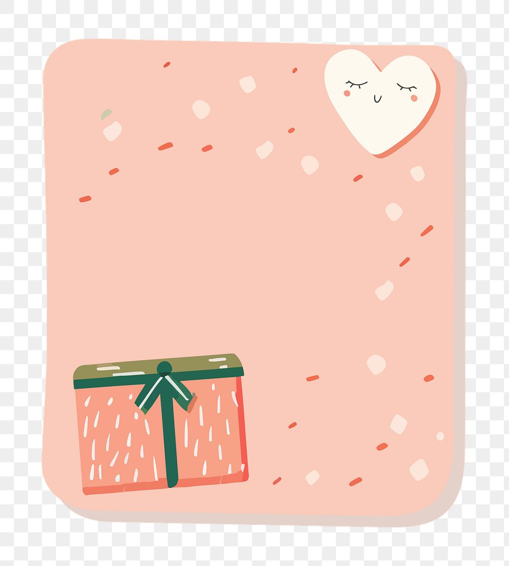 PNG Cute sticky notes illustration, transparent background