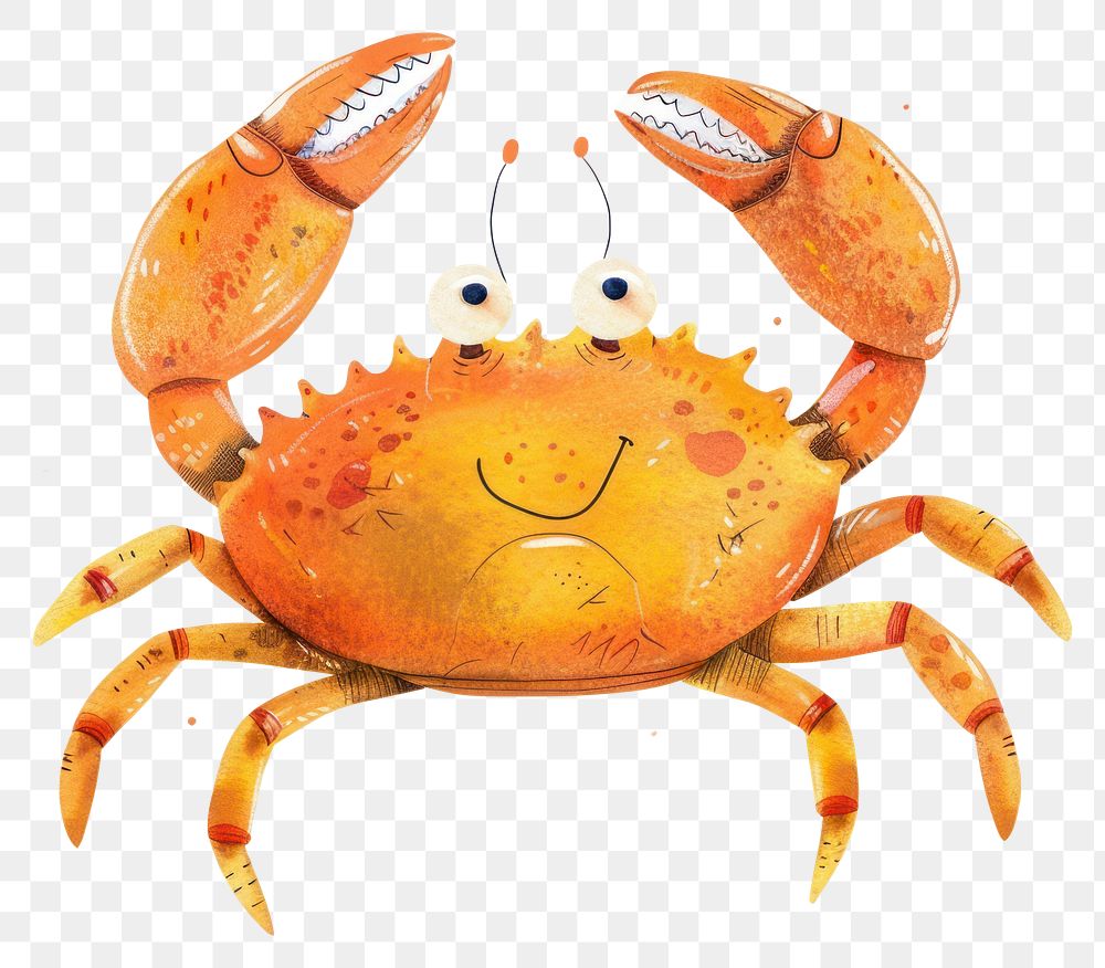 PNG Crab invertebrate seafood lobster.