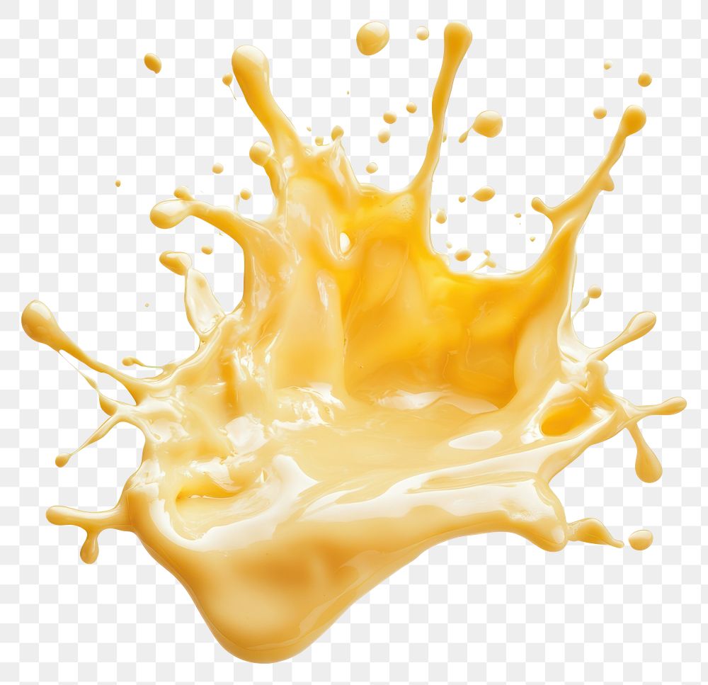 Melted cheese splash background cream white.