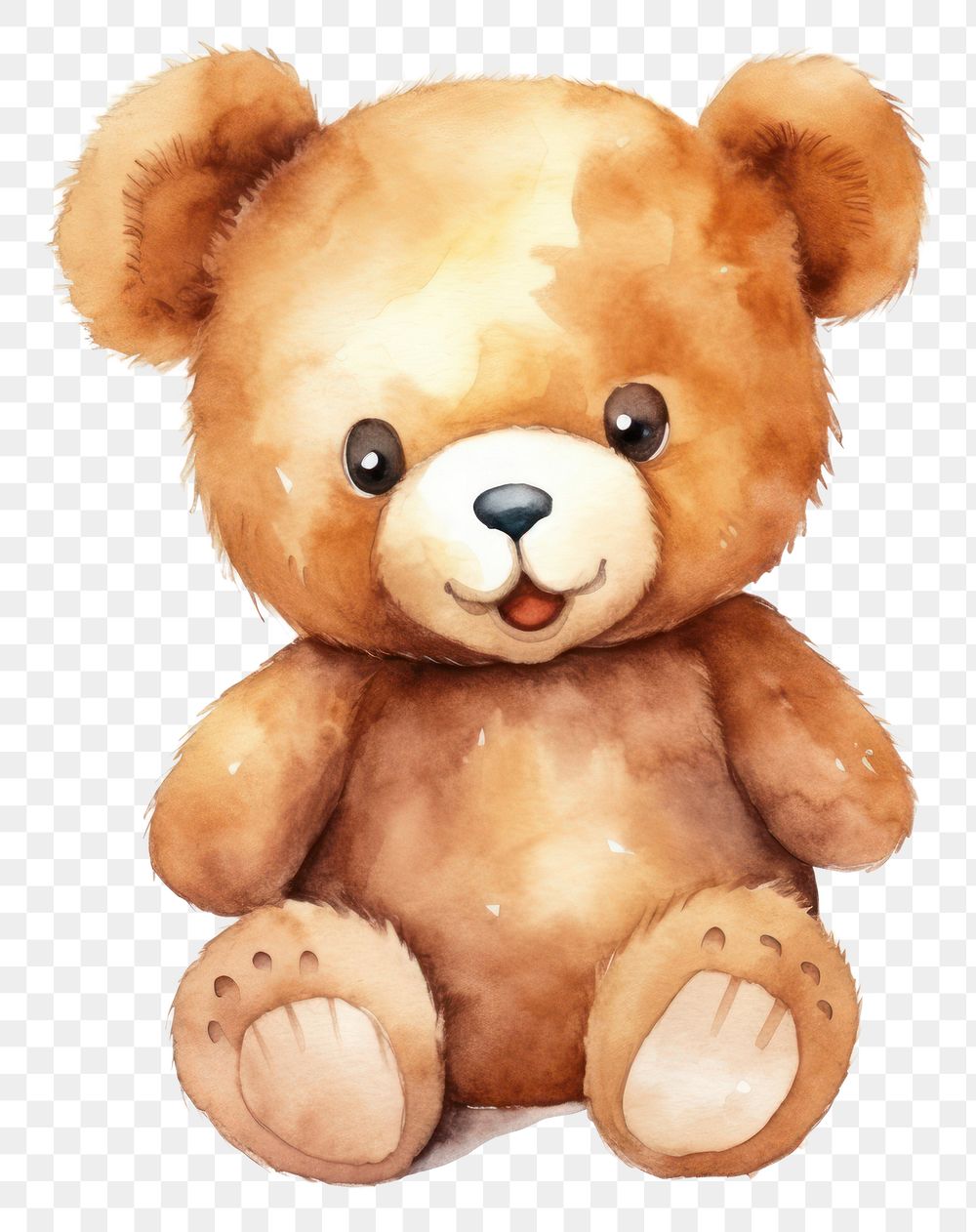 PNG Teddy bear toy plush white background representation. 