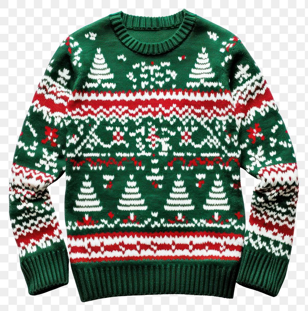 PNG Festive Christmas sweater design