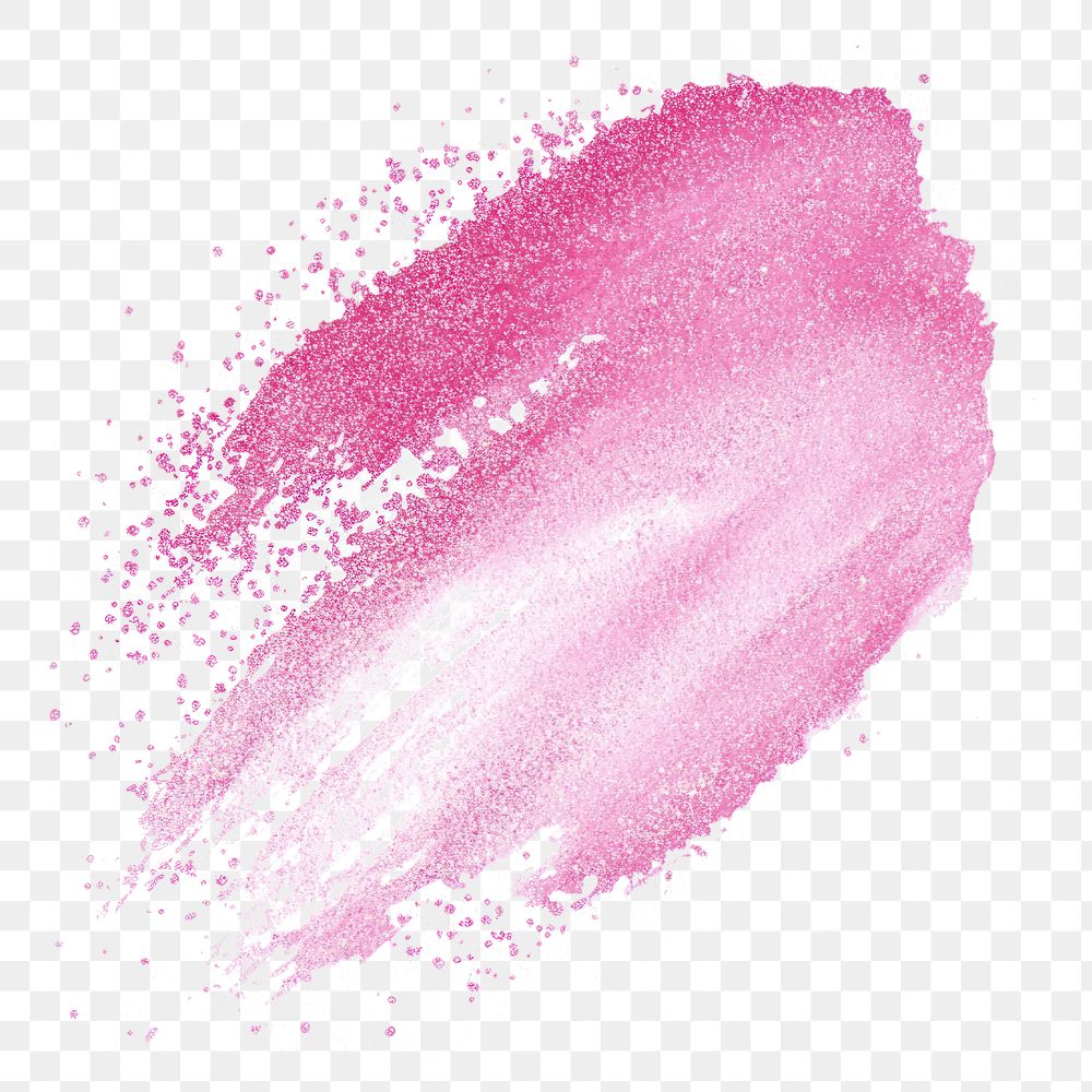 PNG  PNG  Vibrant pink watercolor brush stroke