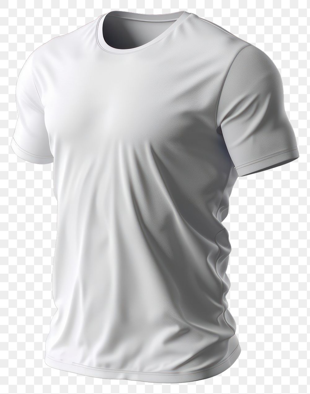 PNG White t-shirt mockup apparel undershirt clothing.