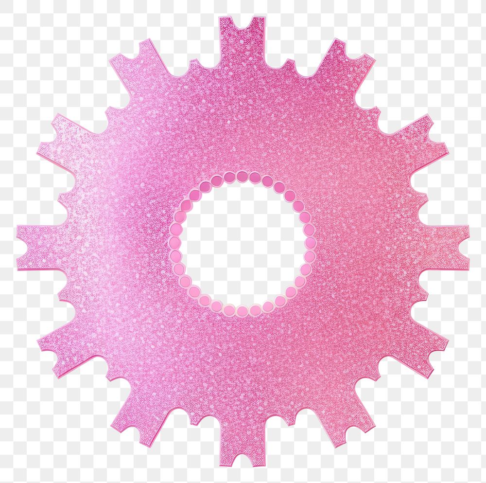 PNG Color pink Gear icon shape gear 