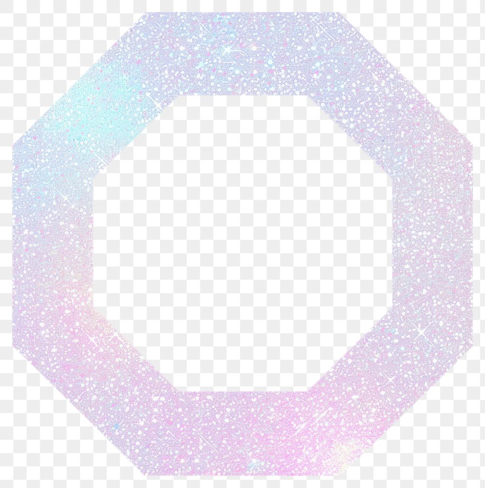 PNG Octagon icon backgrounds glitter purple.