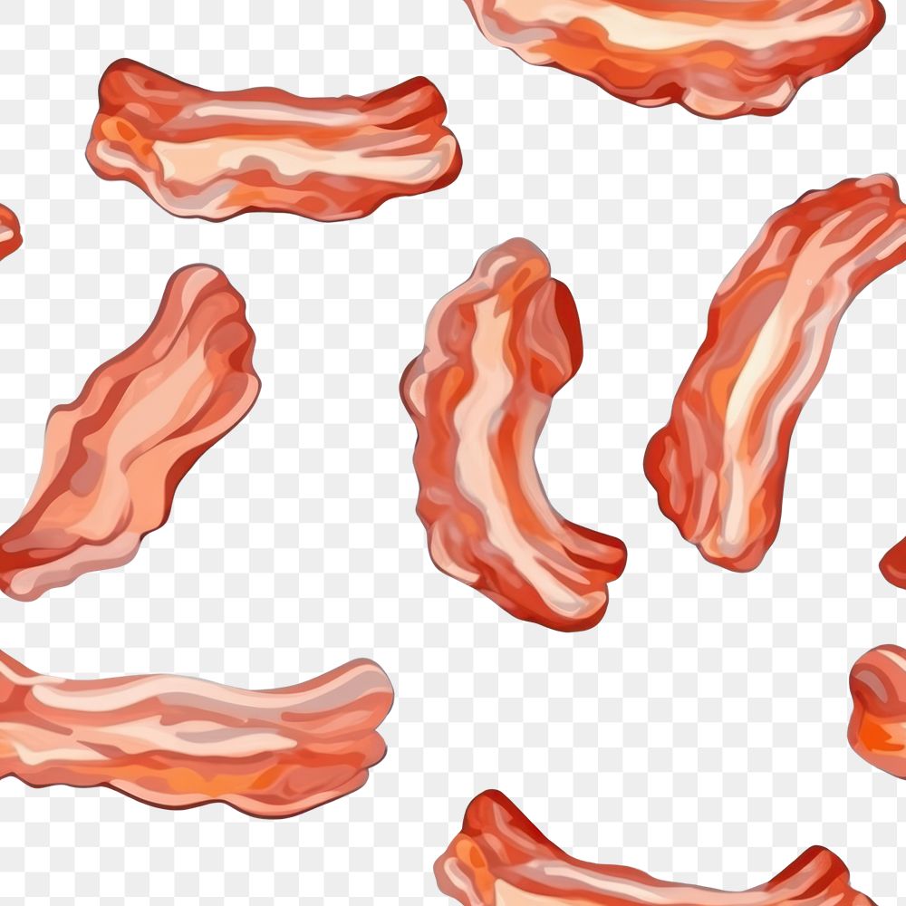 PNG Bacon backgrounds pattern meat. 