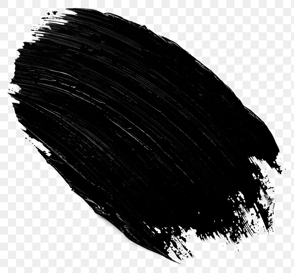 PNG Oval shape brush strokes backgrounds black white background