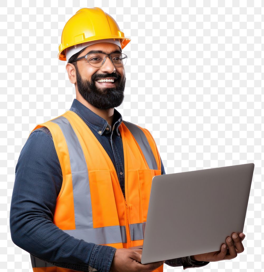 PNG Computer hardhat helmet laptop