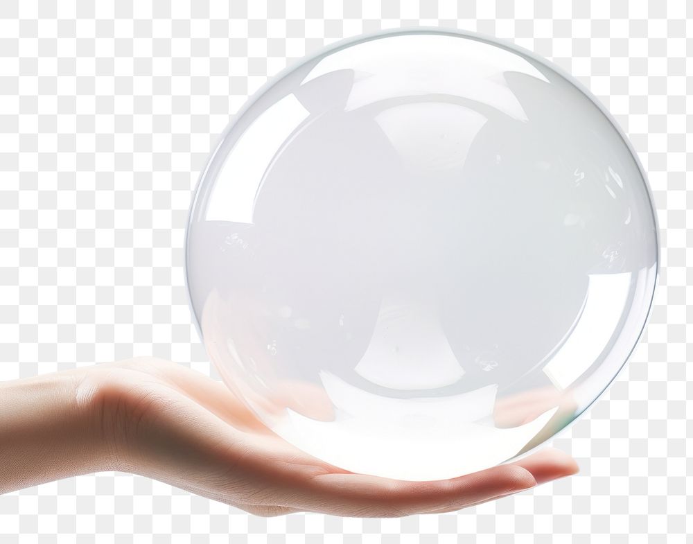 Bubble sphere transparent simplicity. 