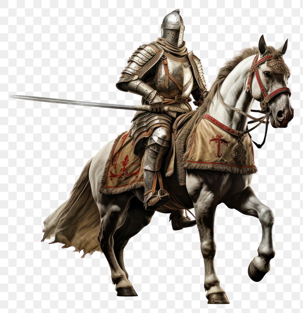 Gendarmes knight horse weapon. 