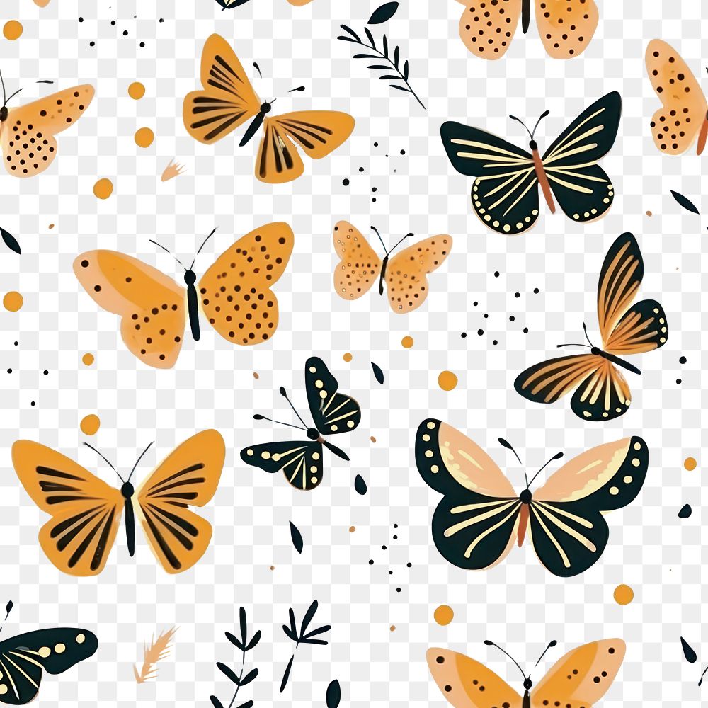 PNG  Butterfly pattern insect animal. 