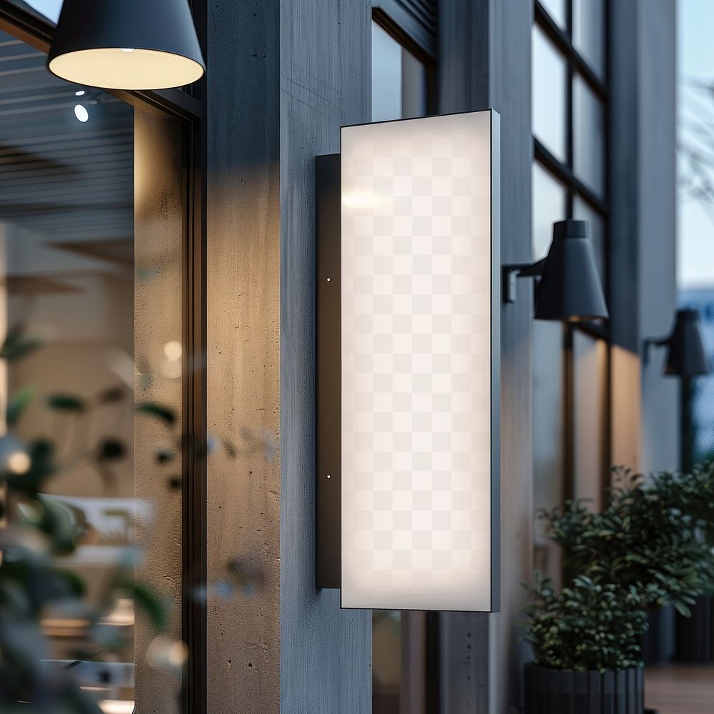 PNG urban storefront signage mockup, | Free PNG - rawpixel