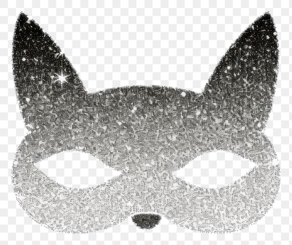 PNG Cat icon mask white background celebration.