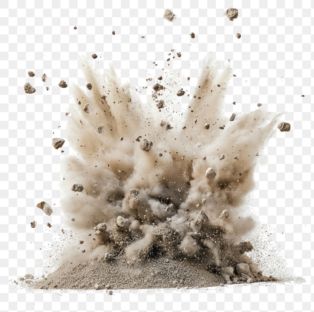 PNG Gravel Explosion background particles explosion.