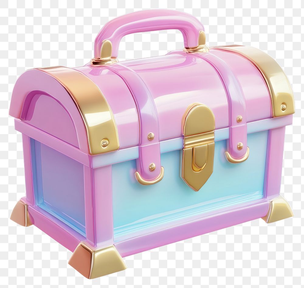 PNG Open Treasure Chest treasure pastel colors.