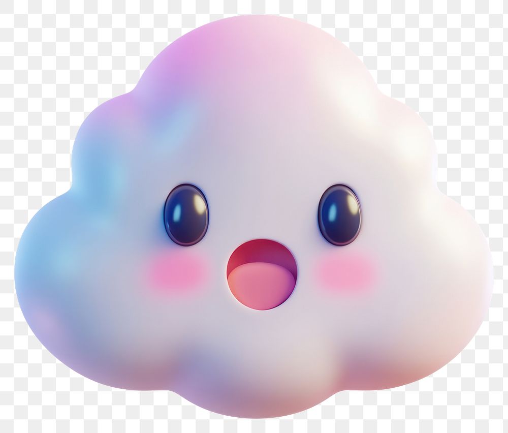 PNG Cloud cloud cute face.