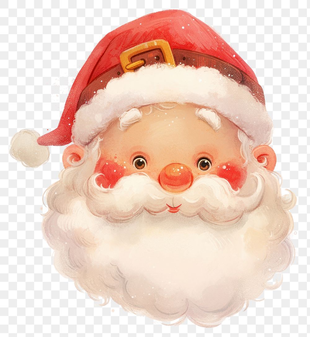 PNG Cute Santa Claus illustration