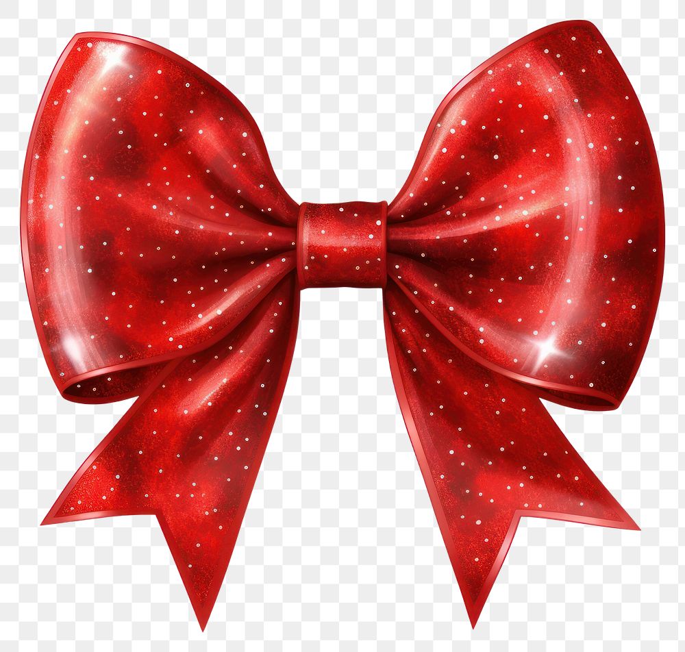 Red glitter bow accessories accessory appliance.