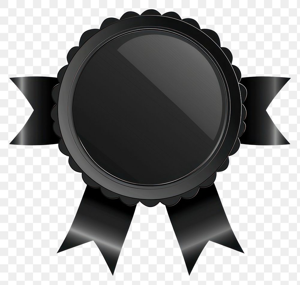 PNG Ribbon award badge icon symbol ribbon vector.