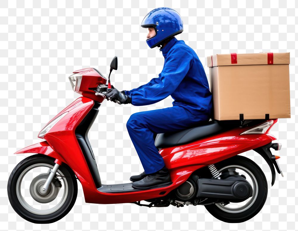 Fast delivery service scooter