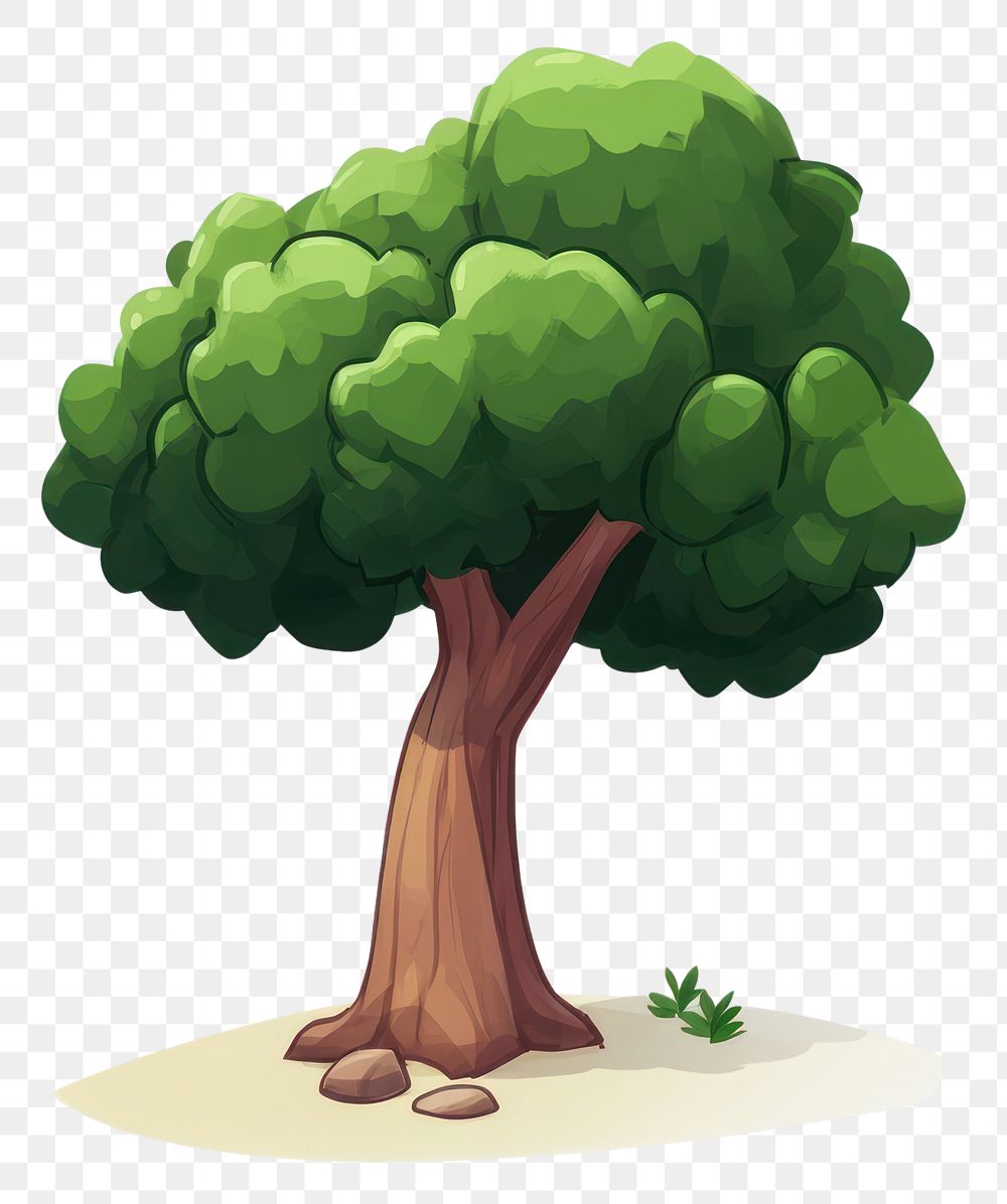 PNG Cartoon tree illustration drawing illustrated.