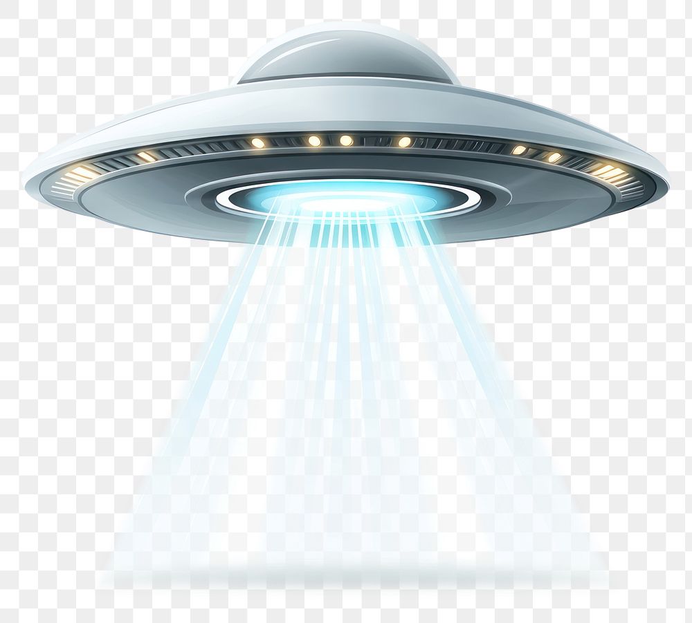 PNG Futuristic UFO spaceship illustration