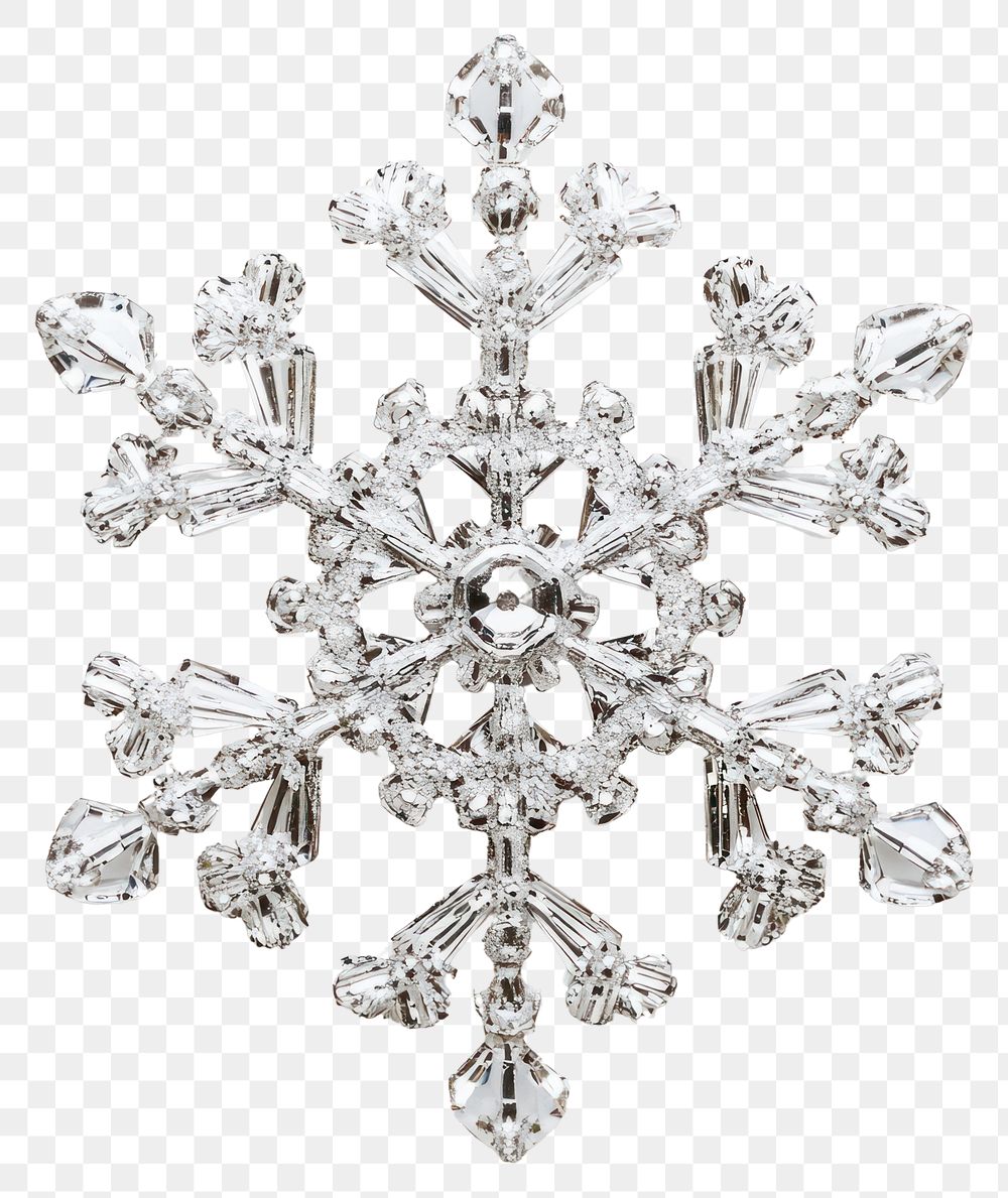 PNG A snowflake ornament accessories chandelier decoration.