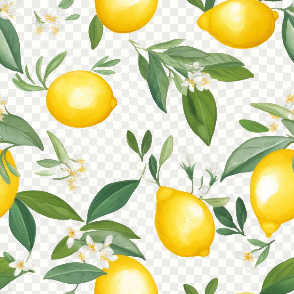 PNG  Lemon backgrounds pattern fruit. 