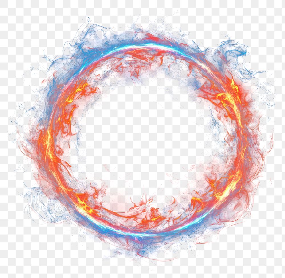 PNG Real flame ring flames fire background.