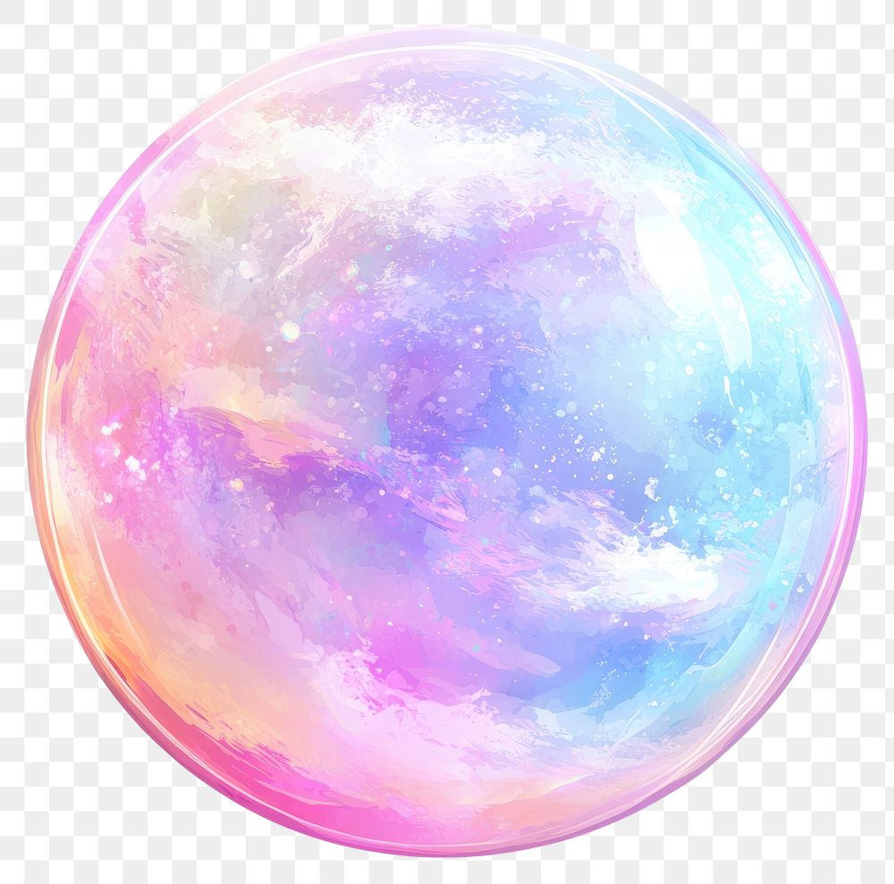 PNG  Pastel planet illustration whimsical universe.