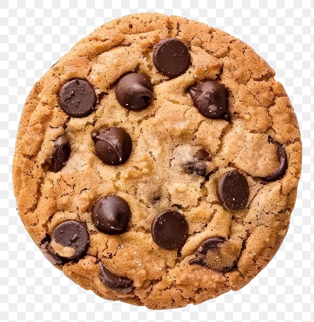 PNG Delicious chocolate chip cookie treat