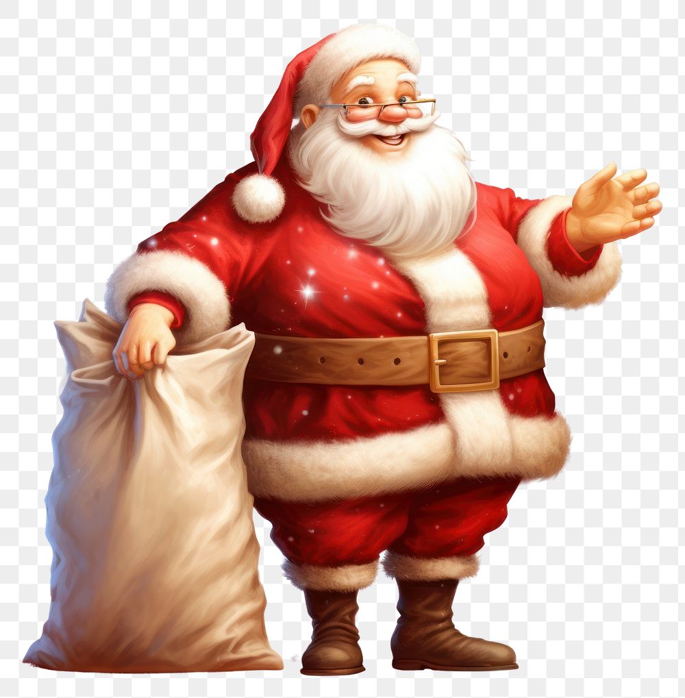 PNG Santa Claus white background santa claus celebration. 