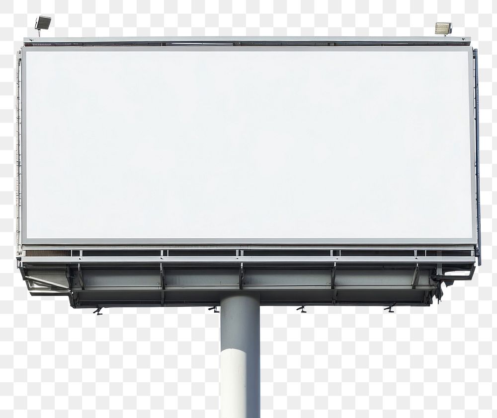 PNG Blank billboard for advertising display