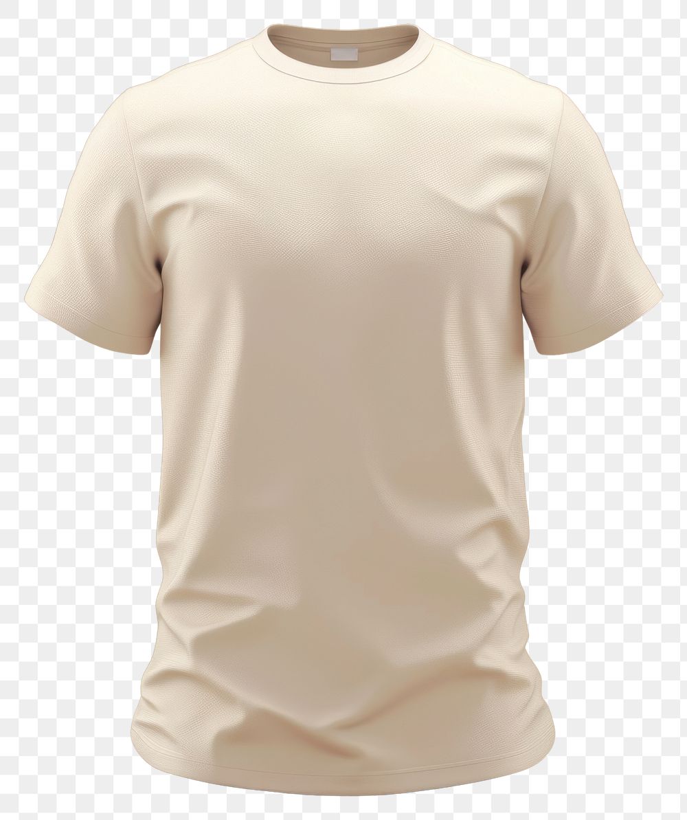 PNG White t-shirt mockup apparel undershirt clothing.